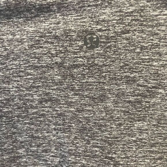 Lululemon athletica heathered black/gray half zip pullover - Picture 3 of 7